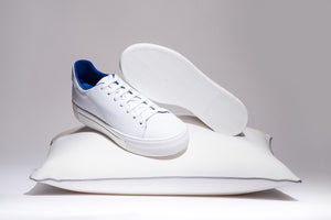 Blue Limited Edition, White - MARATOWN - super cushioned sole - most comfortable shoes