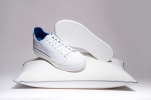 Sneakers, White, Blue Limited Edition.