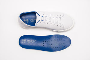 Sneakers, White, Blue Limited Edition.