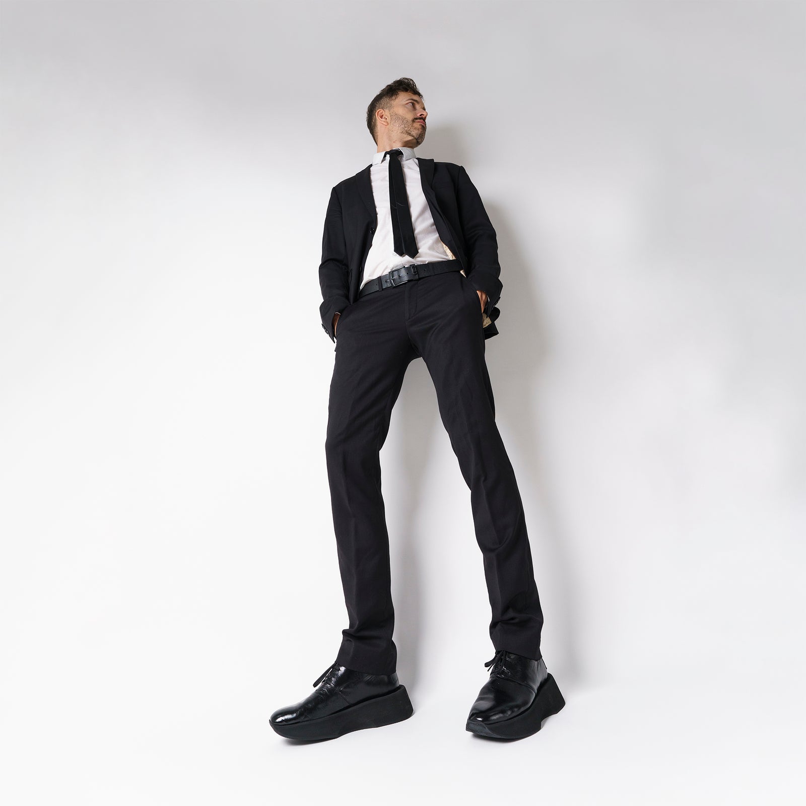 MARATOWN Men's Most Comfortable Dress Shoes, black
