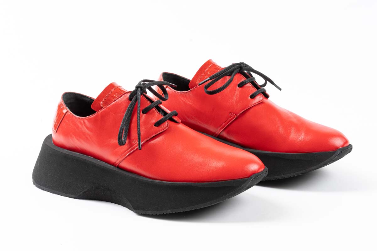 MARATOWN's Running Dress Shoes For Women, Red