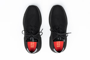 Medium Mens Black vegan Maratown dressed up sneakers maximalist cushy cushioned shoes most comfortable dress shoes walkinng on clouds dress shoes minimalist sneakers dress shoes for walking all day squishy sole