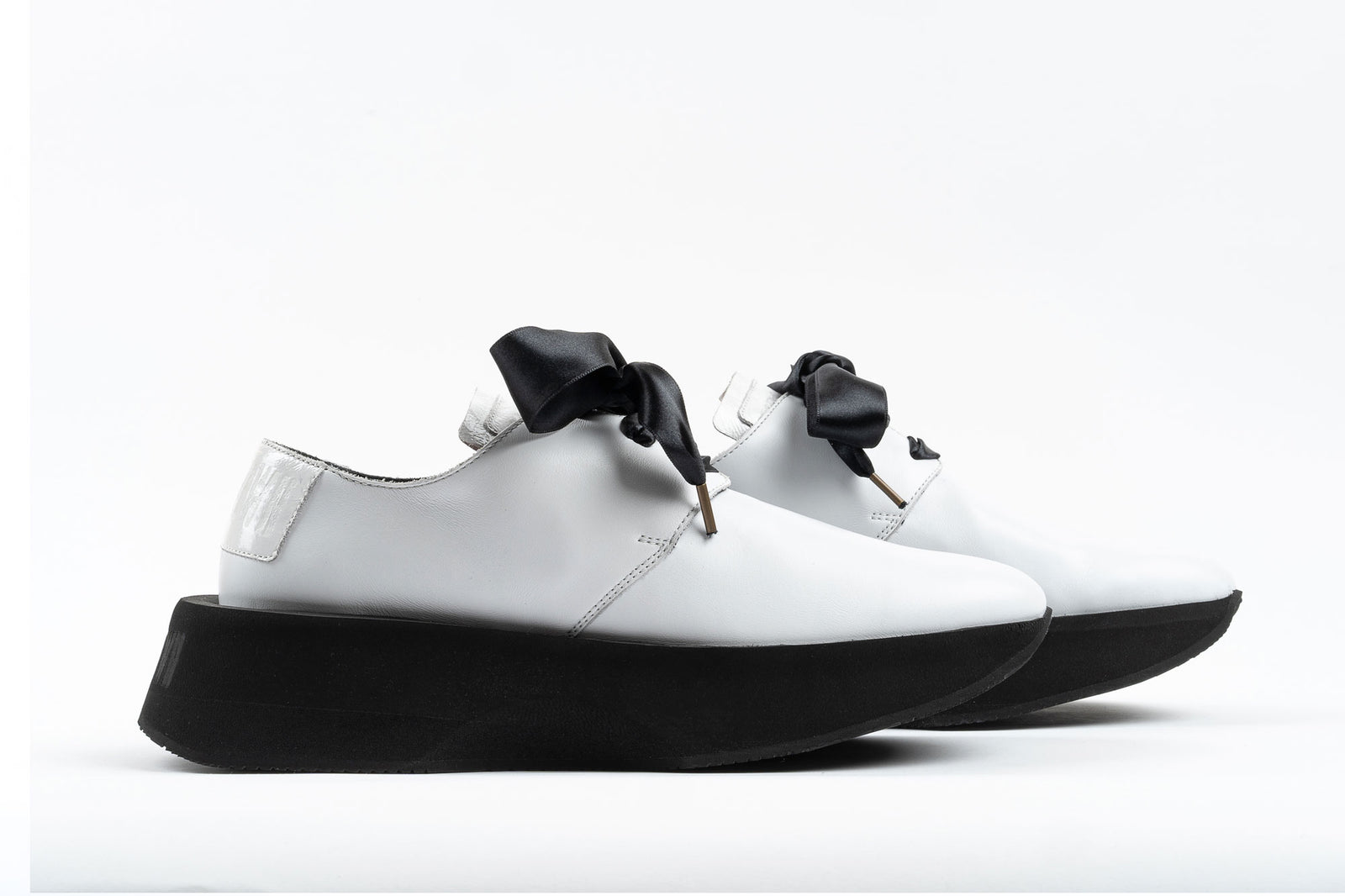 white dress black shoes Women