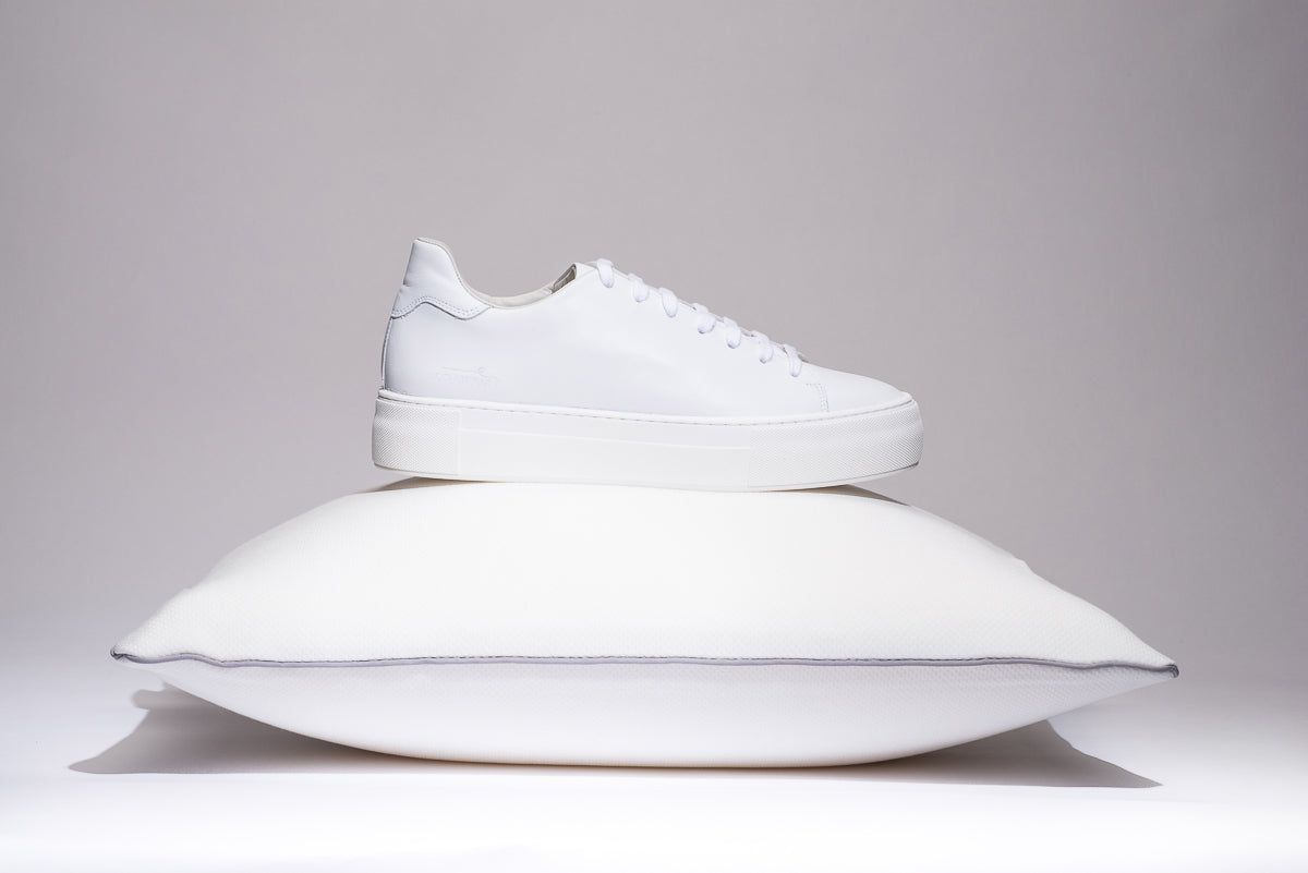 Leather sneakers in white - Jil Sander | Mytheresa