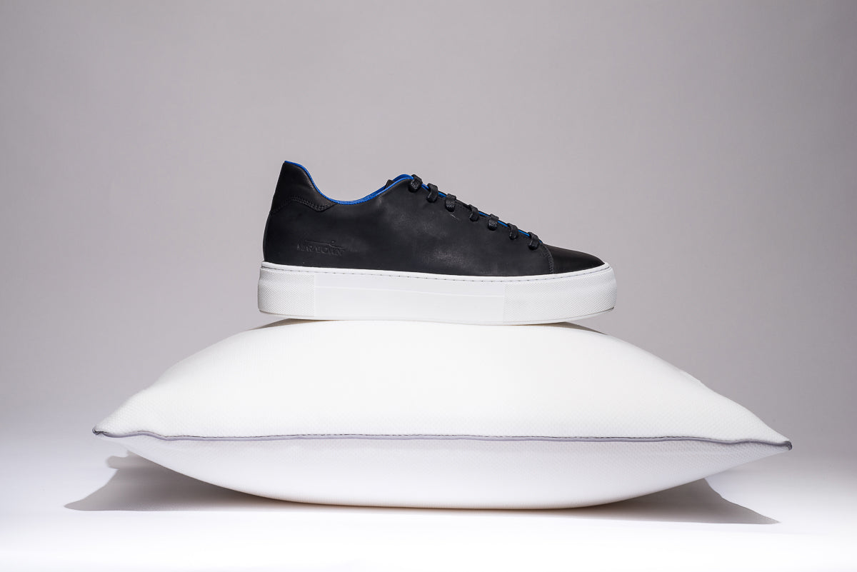 Sneakers, Black & White, Blue Limited Edition.