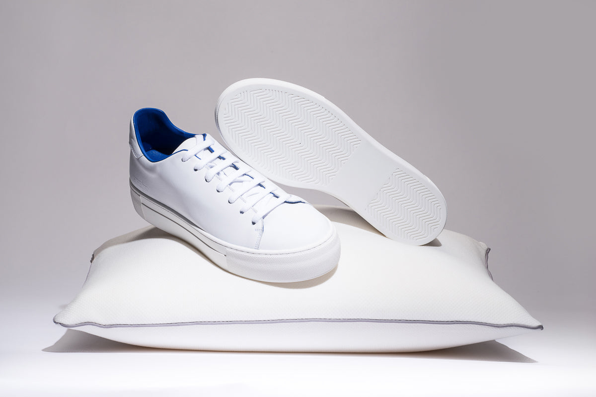 Sneakers, White, Blue Limited Edition.