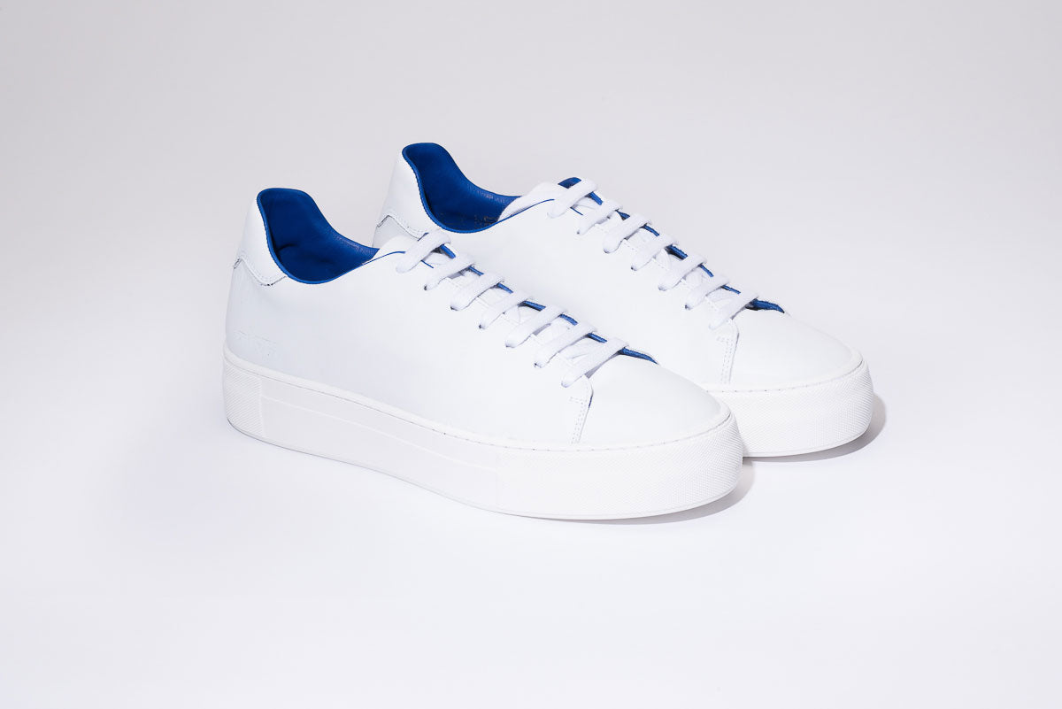 Blue Limited Edition, White - MARATOWN - super cushioned sole - most comfortable shoes